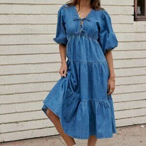 NWT böhme Nadia Midi Dress (Size XS)